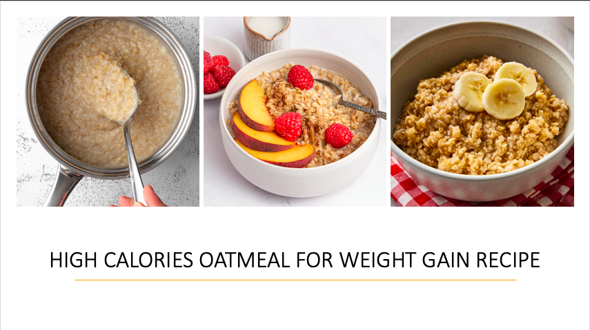Oatmeal for weight gain