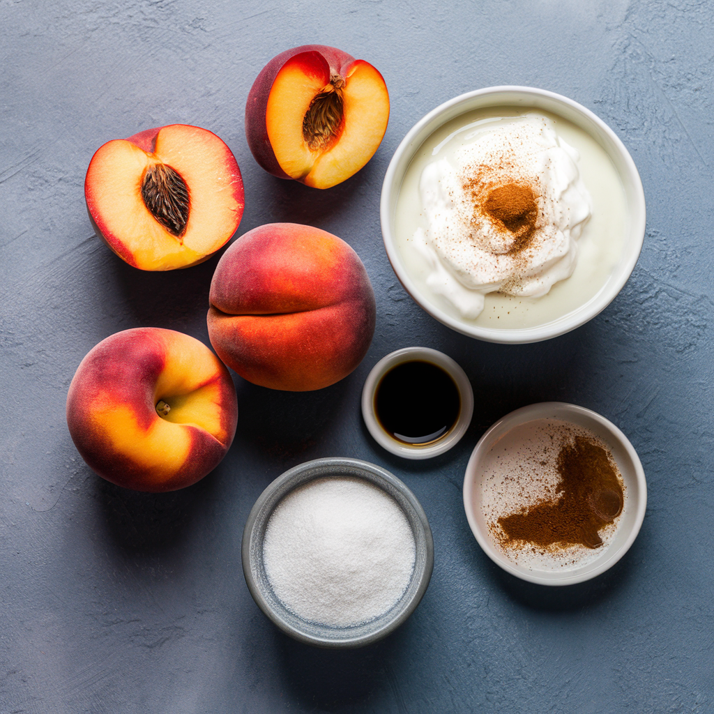 peach cream smoothie