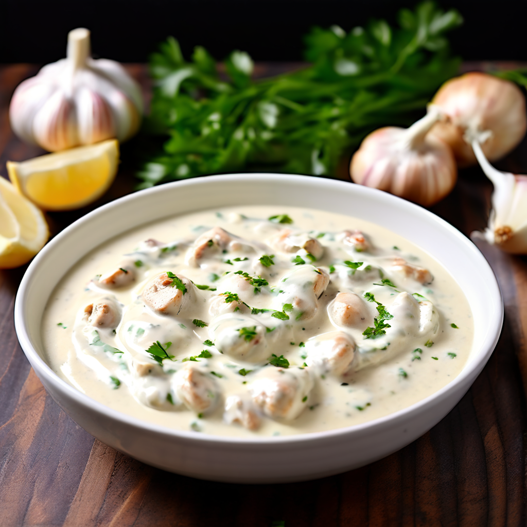 creamy garlic sauce